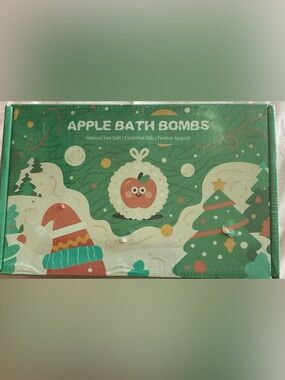 Apple Bath Bombs Gift Set - Green